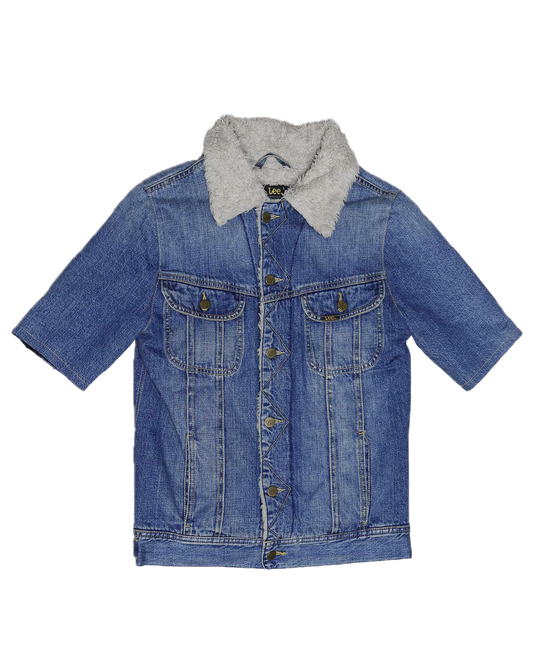 veste en jeans sans manche lee - l