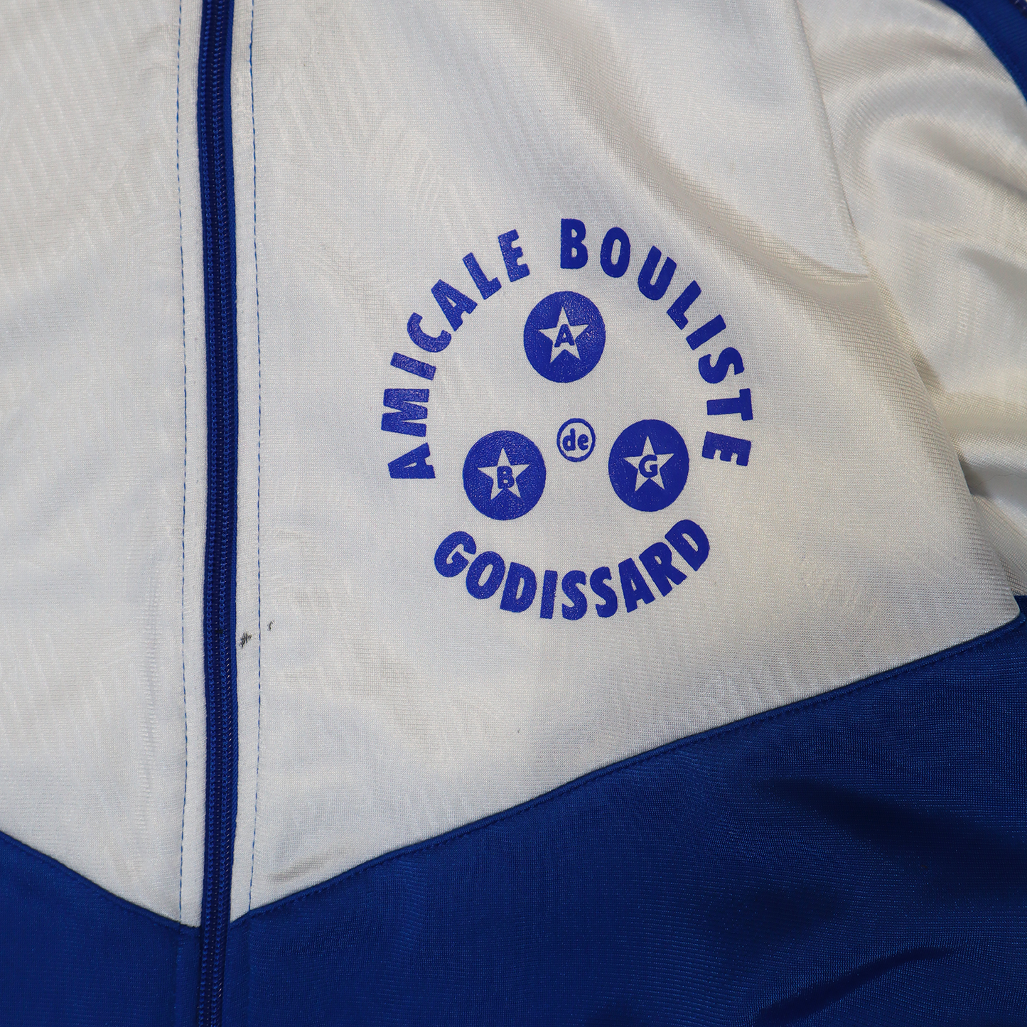 Veste Shemsy - Veste de survêtement bleu et blanche - L