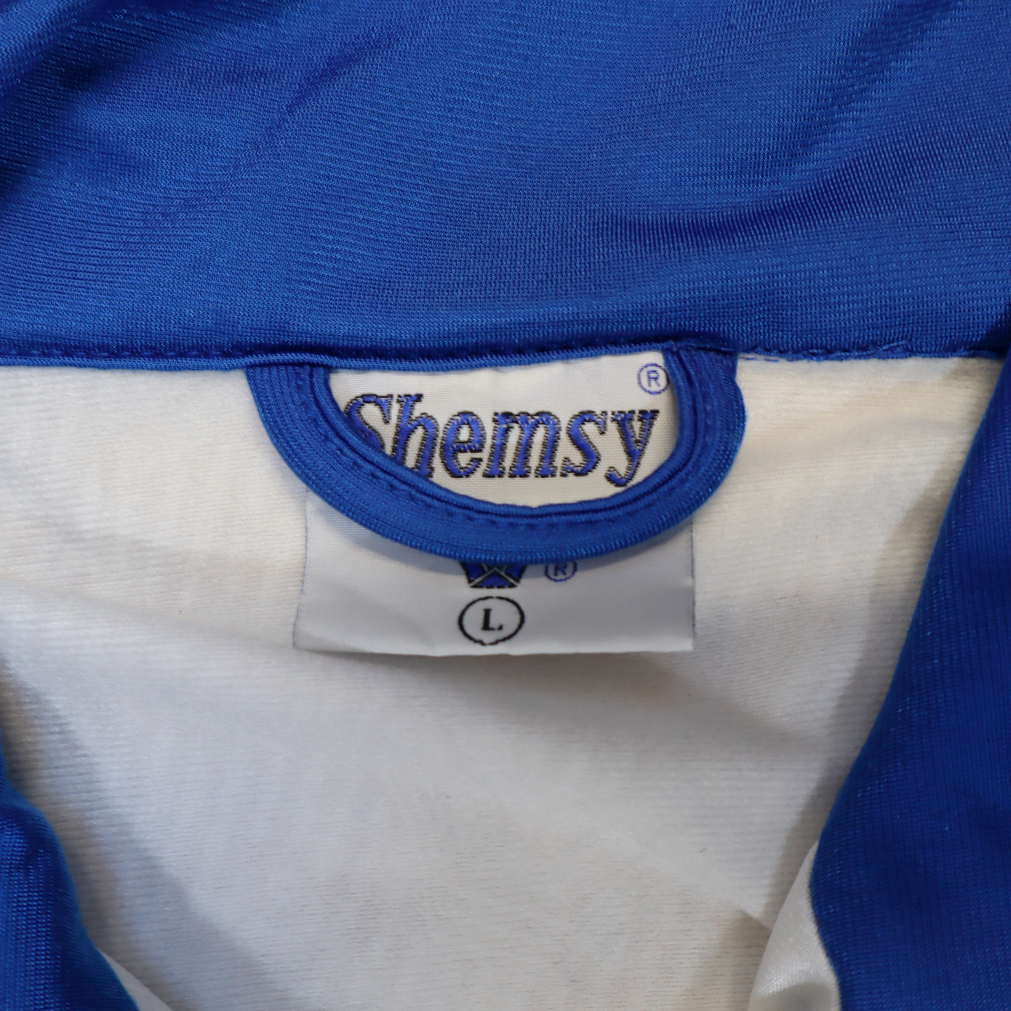 Veste Shemsy - Veste de survêtement bleu et blanche - L