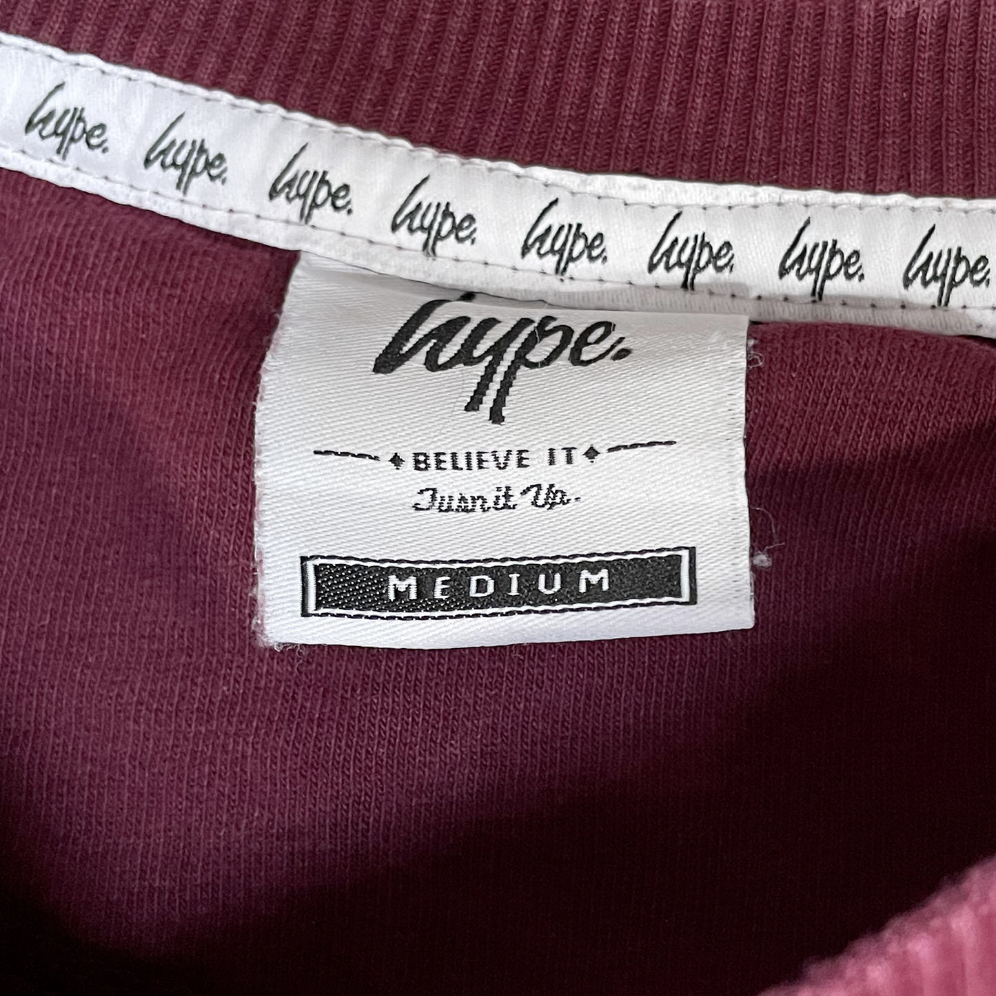 Sweat Hype - Sweat bordeaux - S