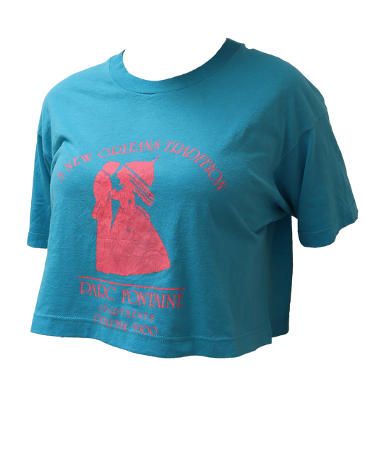 Croptop Upcyclé - XL - Bleu clair