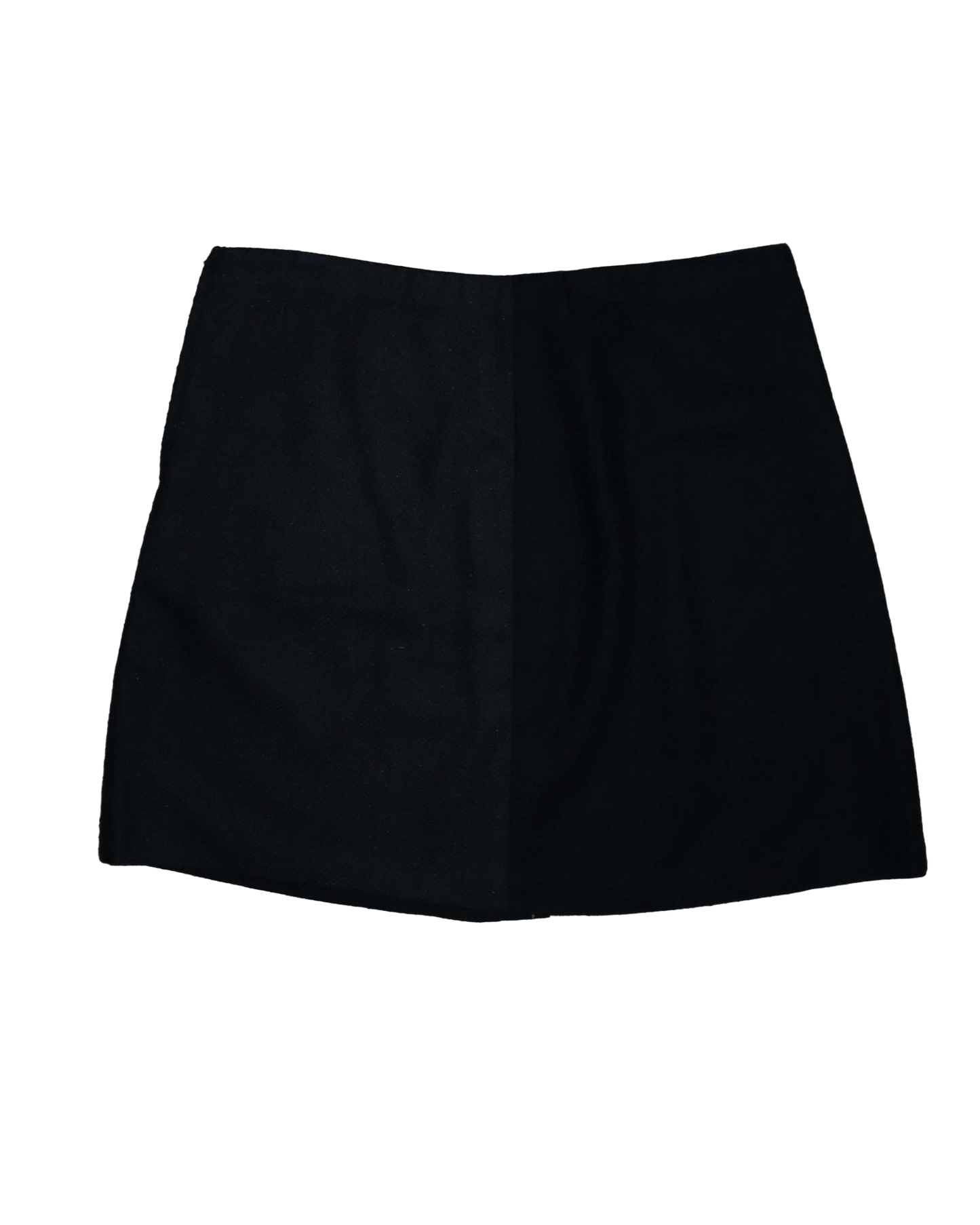 Jupe trapèze bicolore - L - Noir et gris