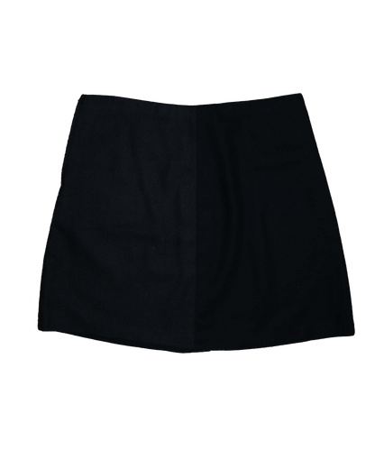 Jupe trapèze bicolore - L - Noir et gris