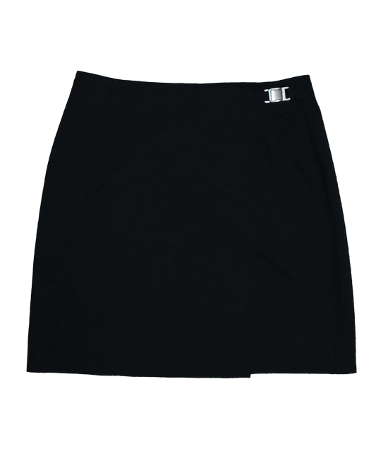 Jupe portefeuille - L - Noir et beige